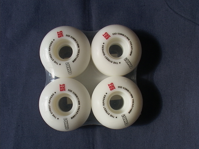 OMG Wheels THE STREET RIPPERS White 53mm 102a [14-11-10-1146]