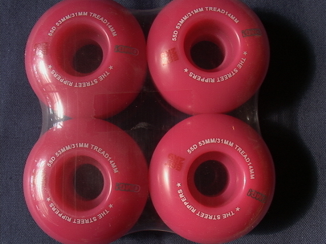 OMG Wheels THE STREET RIPPERS Pink 53mm 102a [14-11-10-1150]